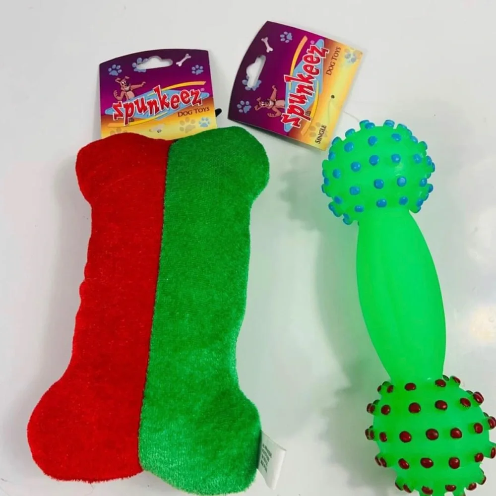 Brand New (2) Squeaky Dog Toys